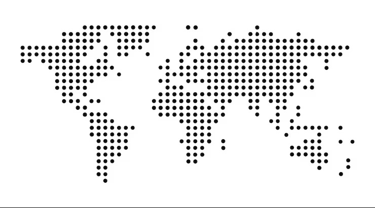 Dotted World Map
